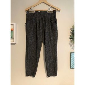 Eileen Fisher Cropped Wool Blend Pant Slouchy